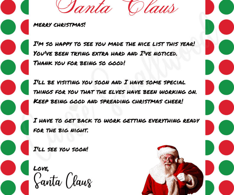 THE CUTEST Letters From Santa Cassie Smallwood