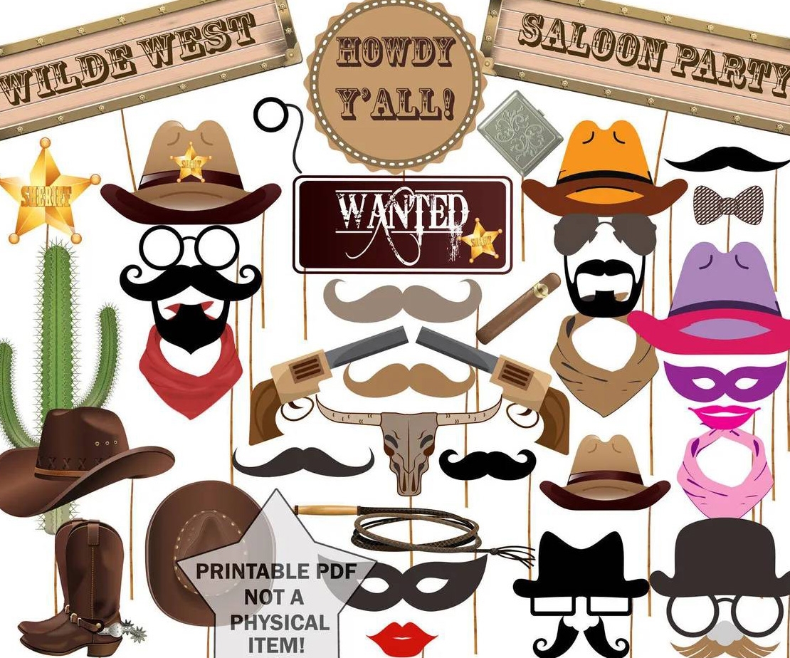 Top 10 Best Western Photo Booth Props For Rustic Charm And Fun TemplatesBooth