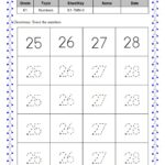 Trace Numbers 25 26 26 28 Www eLearning24x7