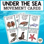Under The Sea Movement Cards Pre K Printable Fun
