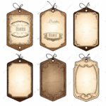 Vintage Label With String Mockups Retro Price Tag Isolated Purchase Best Buy Twine PNG Transparent Image And Clipart For Free Download