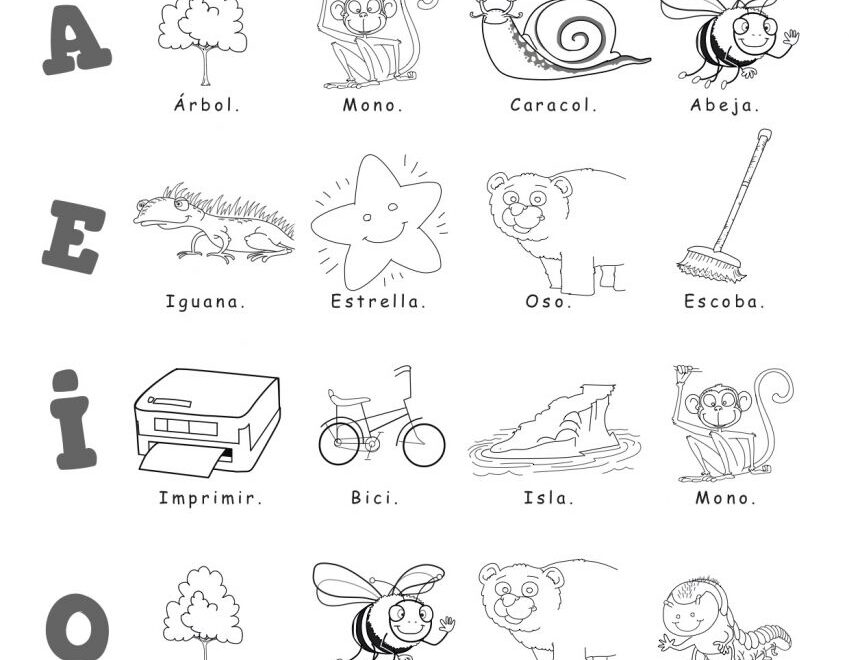 Vowels Worksheet For Kids